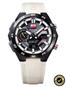 MTR 10012L - Casio Edifice Honda Velocity White Edition  Watch