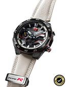 MTR 10012L - Casio Edifice Honda Velocity White Edition  Watch