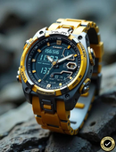 GCB 10113M - Casio Edifice ThunderVolt Gold Edition Watch
