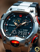 MPO 2450L- Castronix Vanguard X-Racer Silver Red Edition  Watch